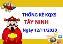 Thống kê XSTN ngày 12/11/2020