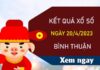 Thống kê XSBTH 20/4/2023 dự đoán chốt số giờ vàng