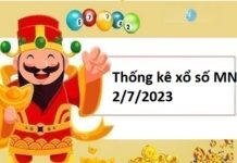 Thống kê xổ số miền Nam 2/7/2023