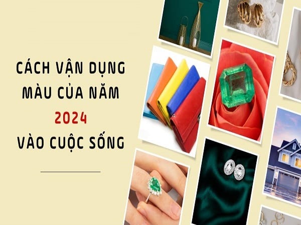 Cách vận dụng màu sắc may mắn năm 2024 trong cuộc sống