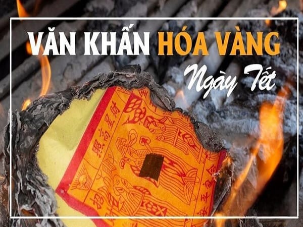 Văn khấn hóa vàng ngày tết chính xác và đầy đủ