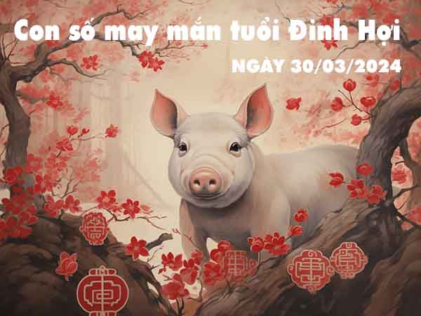 Nhận định con số may mắn tuổi Đinh Hợi ngày 30/3/2024