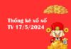 Thống kê xổ số Trà Vinh 17/5/2024